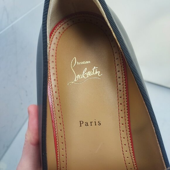Christian Louboutin MENS Dandelion Black Smooth Leather Loafer Shoe main image 11